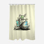 Connecting With The Forest Animals-none polyester shower curtain-tobefonseca