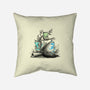Connecting With The Forest Animals-none removable cover throw pillow-tobefonseca