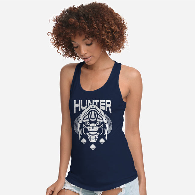 Cayde Hunter-womens racerback tank-Logozaste