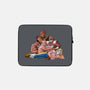 Evil Fighters Club-none zippered laptop sleeve-Skullpy
