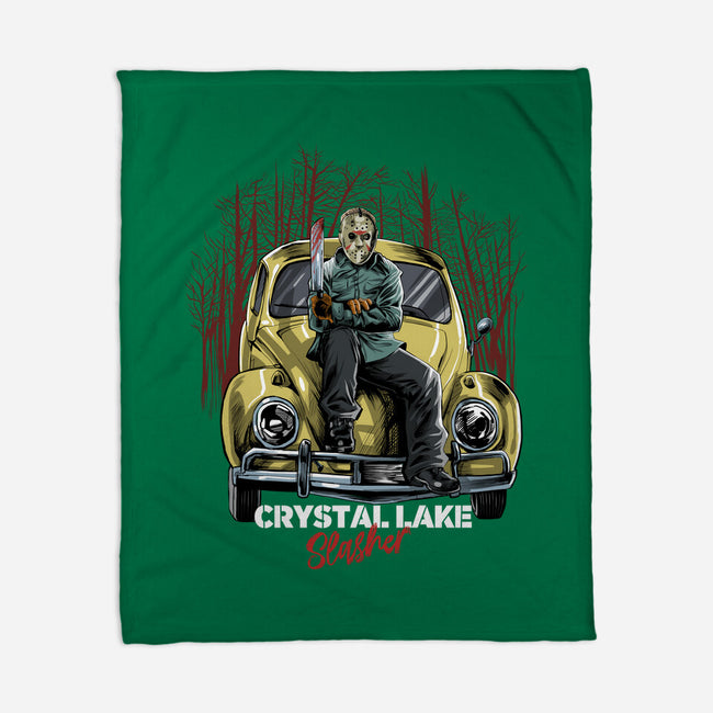 Crystal Lake Slasher-none fleece blanket-zascanauta