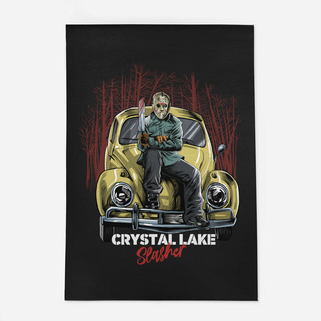 Crystal Lake Slasher-none outdoor rug-zascanauta