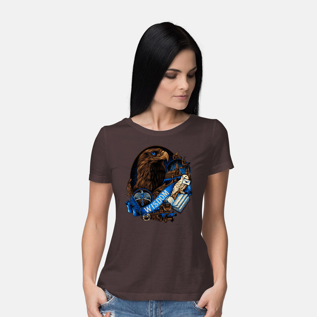 The Wise House-womens basic tee-glitchygorilla