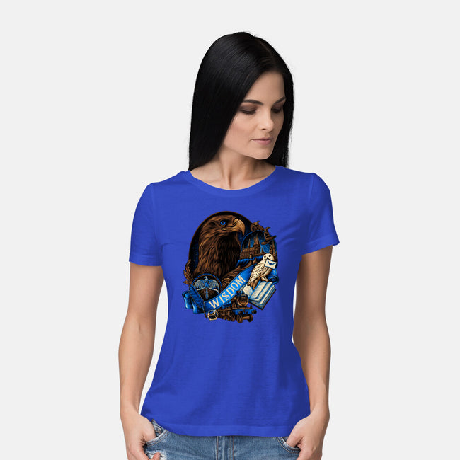 The Wise House-womens basic tee-glitchygorilla