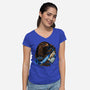 The Wise House-womens v-neck tee-glitchygorilla