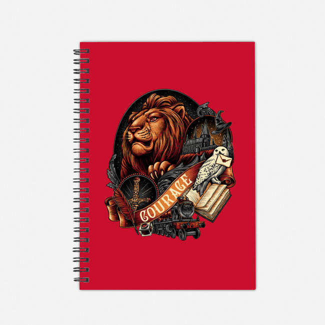 House Of Courage-none dot grid notebook-glitchygorilla