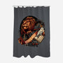House Of Courage-none polyester shower curtain-glitchygorilla