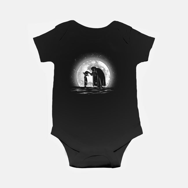 Moonlight Straw Hat-baby basic onesie-fanfreak1