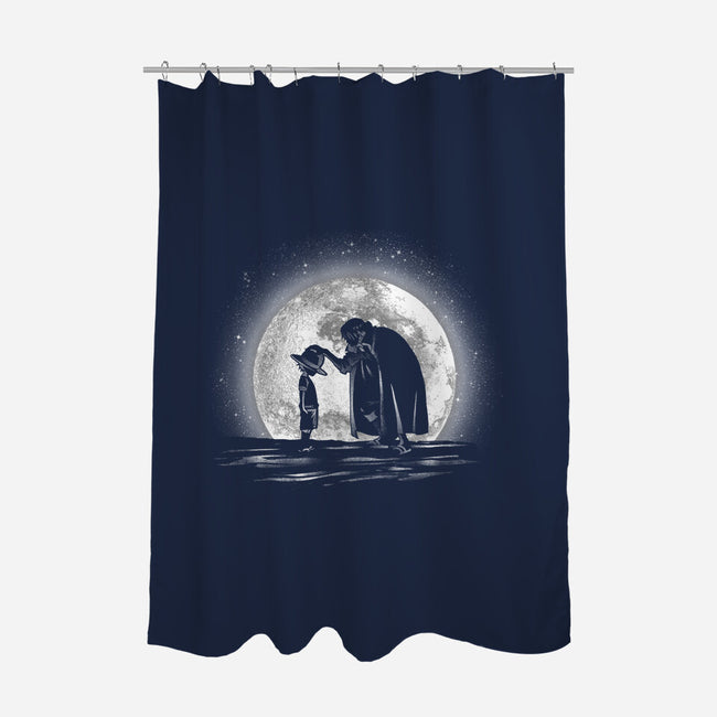 Moonlight Straw Hat-none polyester shower curtain-fanfreak1