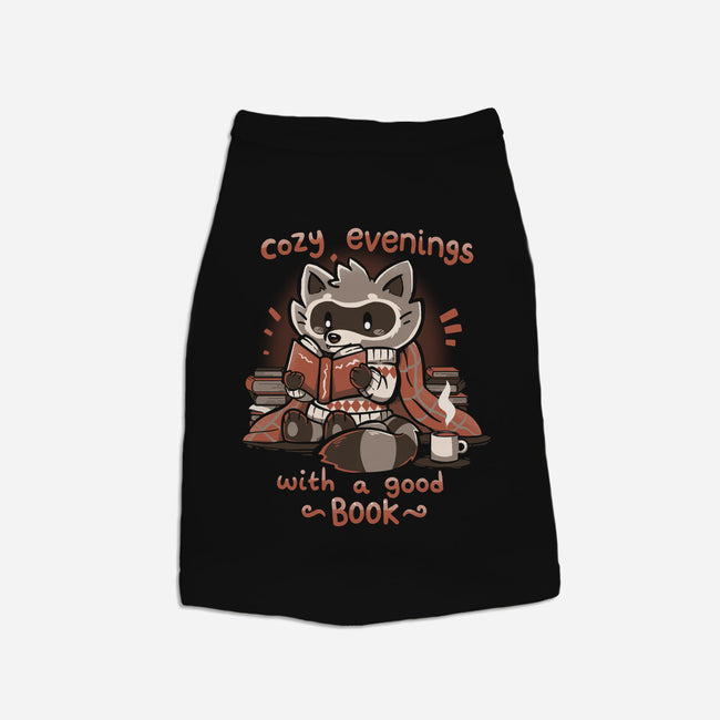 Cozy Nights With A Good Book-cat basic pet tank-TechraNova