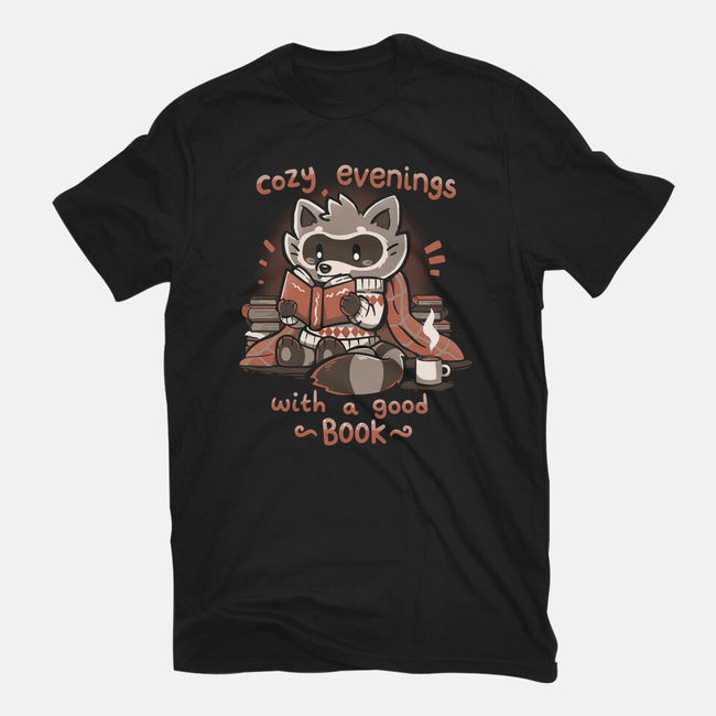 Cozy Nights With A Good Book-womens basic tee-TechraNova