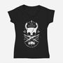 Born In The Abyss-womens v-neck tee-Alundrart