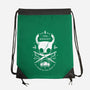 Born In The Abyss-none drawstring bag-Alundrart