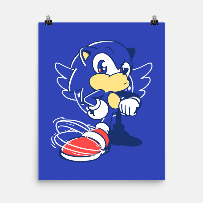 Waiting Hedgehog-none matte poster-estudiofitas