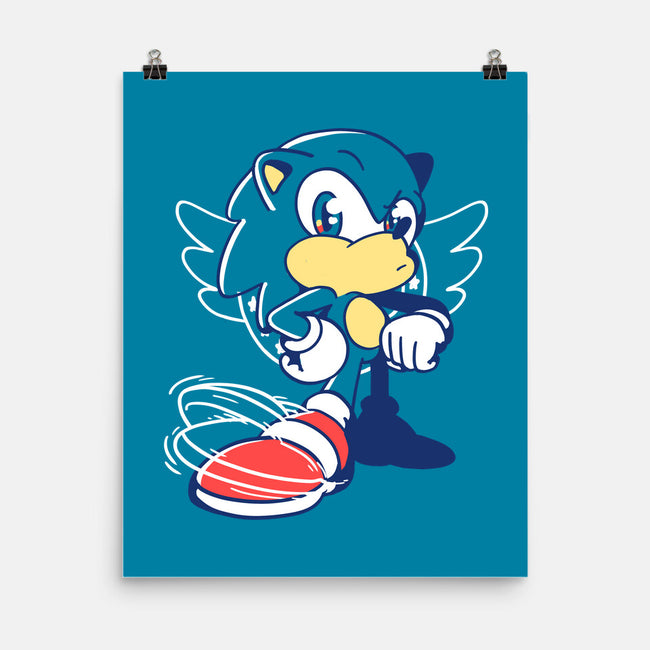 Waiting Hedgehog-none matte poster-estudiofitas