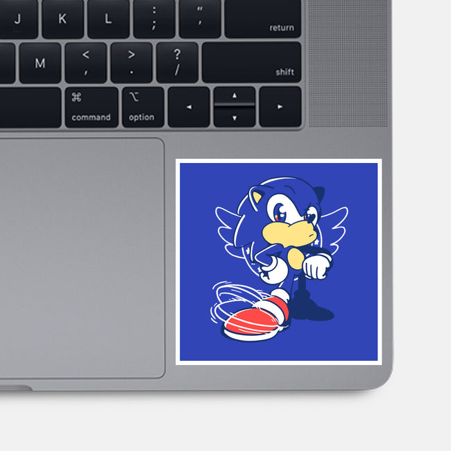 Waiting Hedgehog-none glossy sticker-estudiofitas