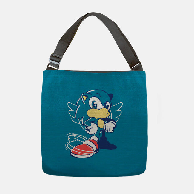 Waiting Hedgehog-none adjustable tote-estudiofitas