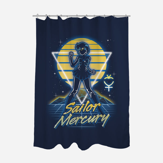 Retro Mercury Guardian-none polyester shower curtain-Olipop