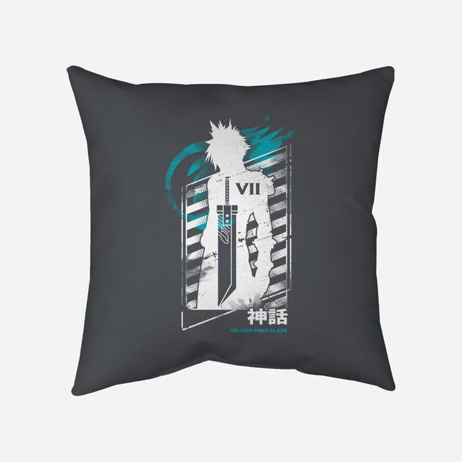 Soldier First Class-none removable cover w insert throw pillow-Logozaste