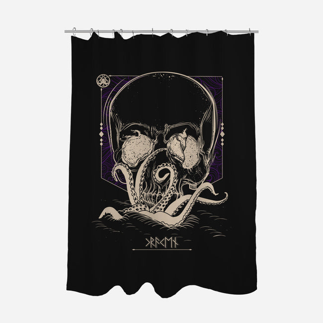 Terror Of The Sea-none polyester shower curtain-Liewrite