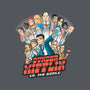 Dunder Mifflin Vs The world-womens fitted tee-trheewood