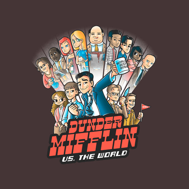 Dunder Mifflin Vs The world-none adjustable tote-trheewood