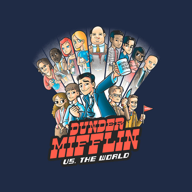 Dunder Mifflin Vs The world-none adjustable tote-trheewood