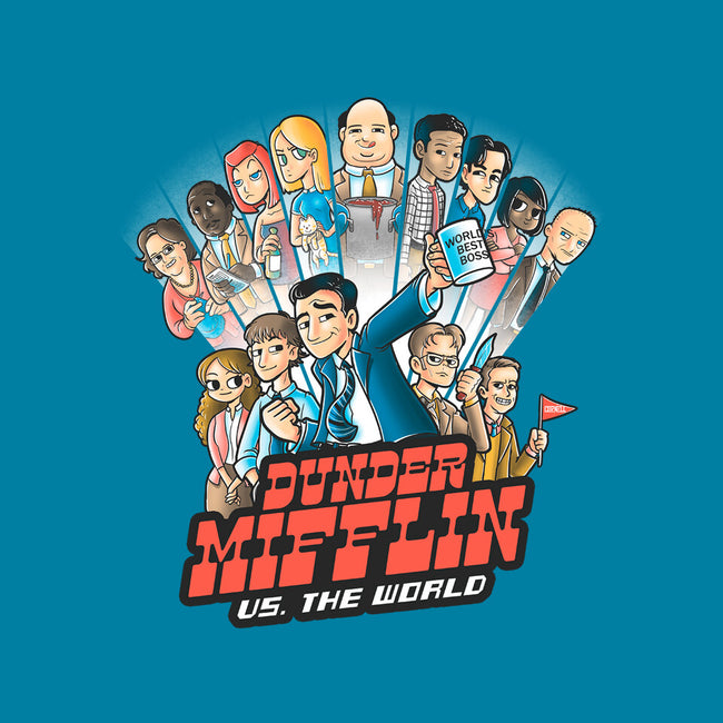 Dunder Mifflin Vs The world-none drawstring bag-trheewood