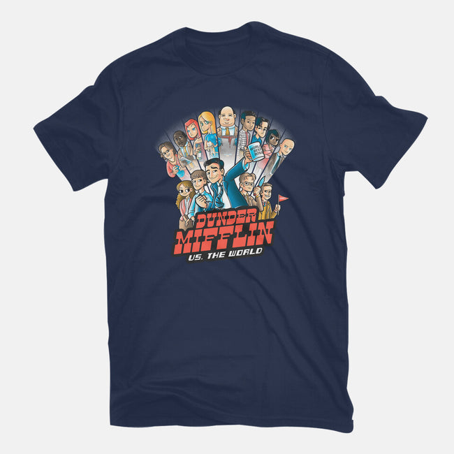 Dunder Mifflin Vs The world-unisex basic tee-trheewood