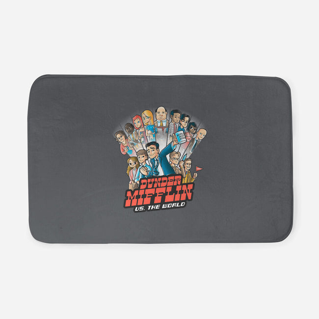 Dunder Mifflin Vs The world-none memory foam bath mat-trheewood