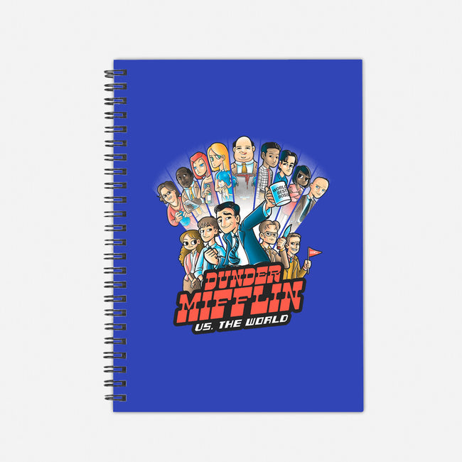 Dunder Mifflin Vs The world-none dot grid notebook-trheewood