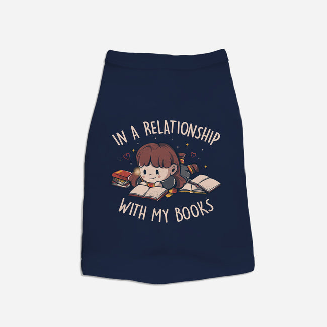 In A Relationship With My Books-cat basic pet tank-eduely