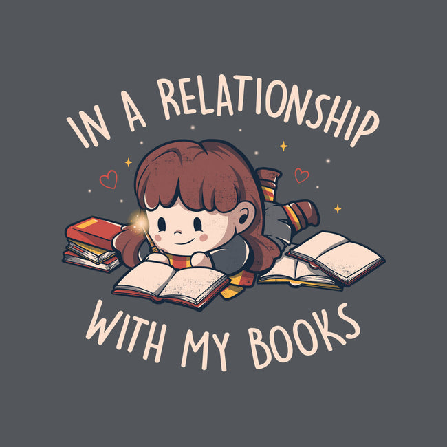 In A Relationship With My Books-mens premium tee-eduely