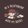 In A Relationship With My Books-none removable cover w insert throw pillow-eduely