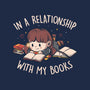In A Relationship With My Books-mens premium tee-eduely