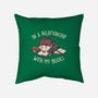 In A Relationship With My Books-none removable cover w insert throw pillow-eduely