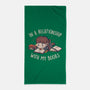 In A Relationship With My Books-none beach towel-eduely