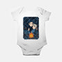 Howl's Moving Castle Tiles-baby basic onesie-danielmorris1993