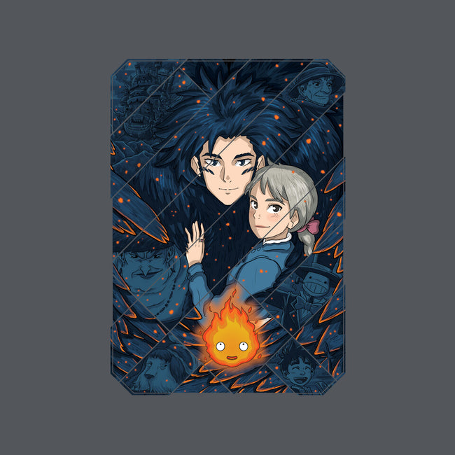 Howl's Moving Castle Tiles-unisex crew neck sweatshirt-danielmorris1993