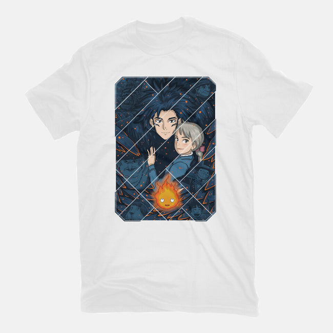 Howl's Moving Castle Tiles-unisex basic tee-danielmorris1993
