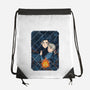 Howl's Moving Castle Tiles-none drawstring bag-danielmorris1993