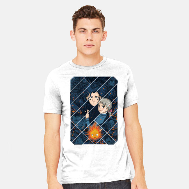 Howl's Moving Castle Tiles-mens heavyweight tee-danielmorris1993