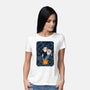 Howl's Moving Castle Tiles-womens basic tee-danielmorris1993