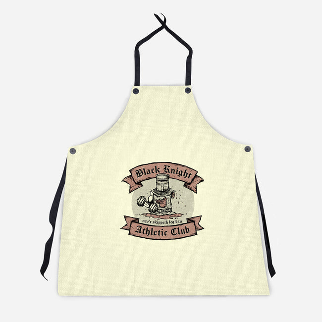 Nev'r Skippeth Leg Day-unisex kitchen apron-kg07