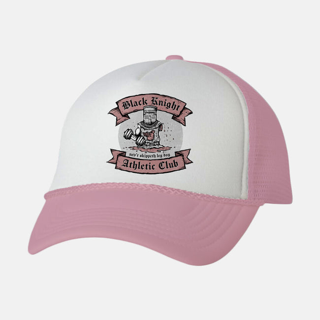 Nev'r Skippeth Leg Day-unisex trucker hat-kg07