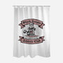 Nev'r Skippeth Leg Day-none polyester shower curtain-kg07