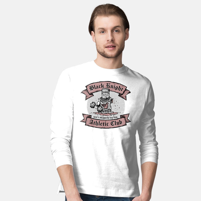 Nev'r Skippeth Leg Day-mens long sleeved tee-kg07
