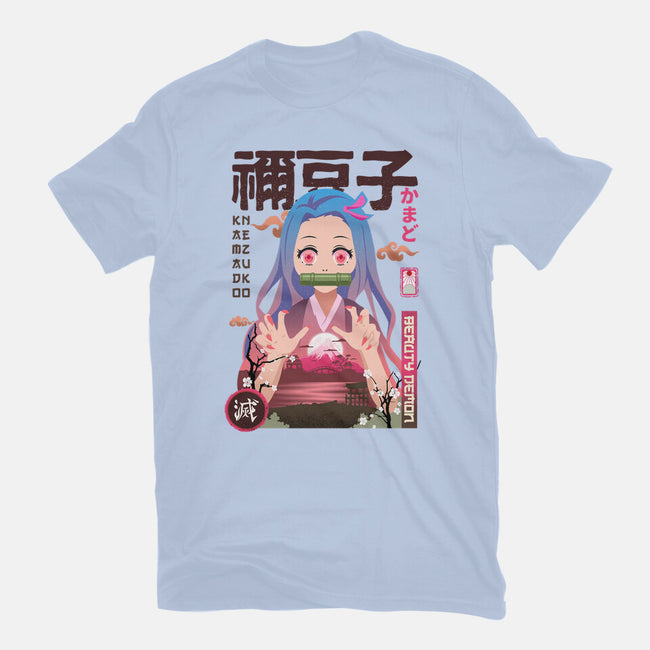 Beauty Demon-womens fitted tee-hirolabs