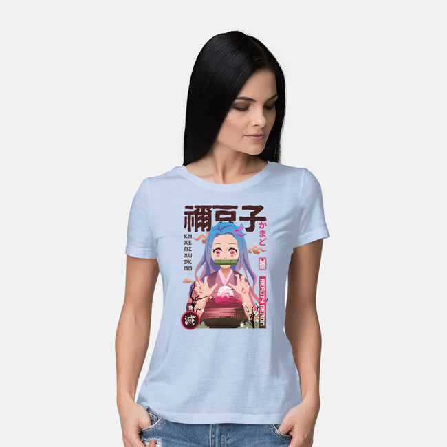 Beauty Demon-womens basic tee-hirolabs