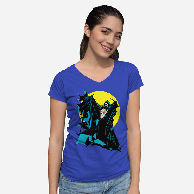 Pick Up The Phone-womens v-neck tee-MarianoSan